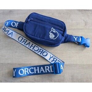 Angry Orchard Brewery Bag Crossbody Purse Belt Cooler Koozie 7"x4" Blue